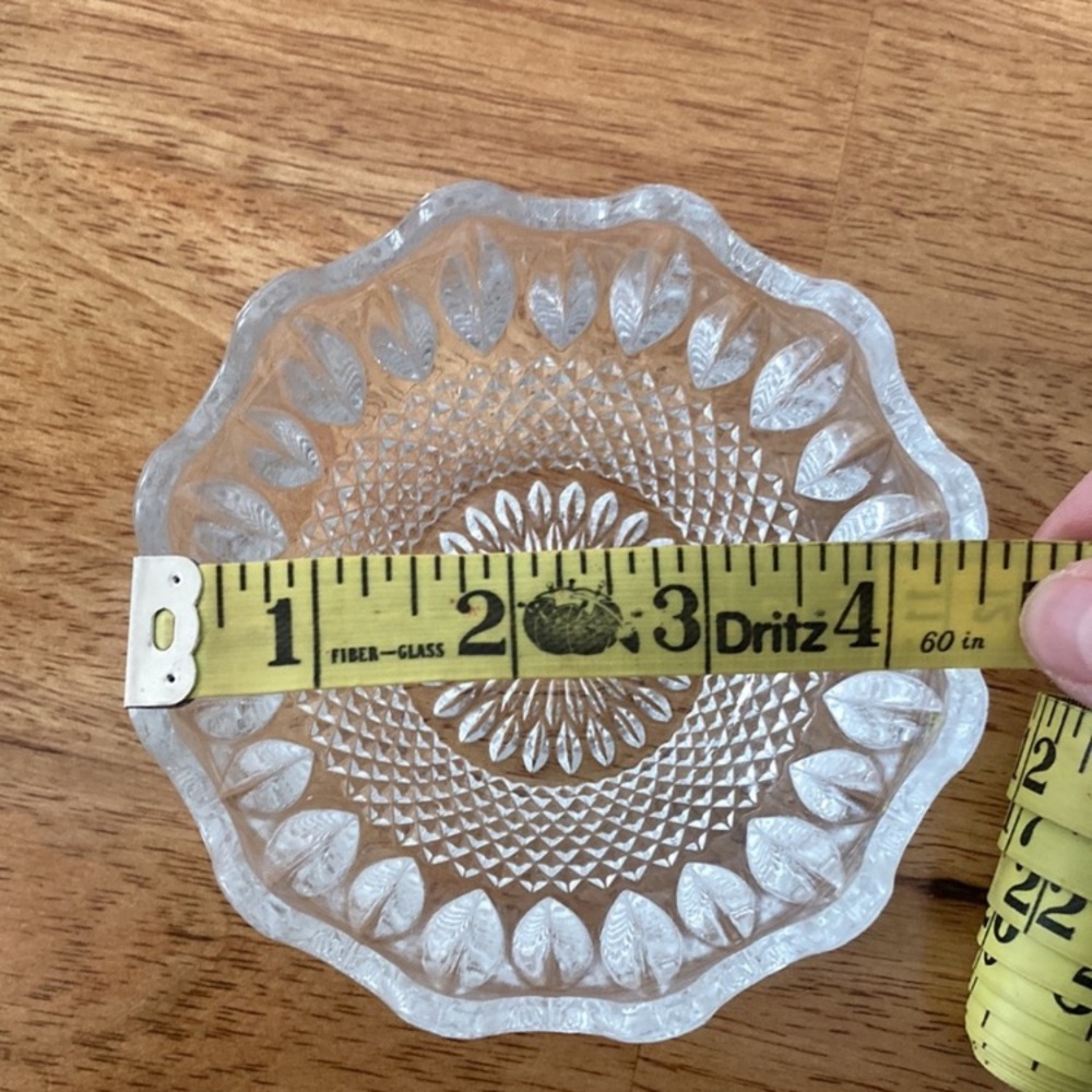 Crystal bowl/candle holder/lamp base - Picture 3 of 4